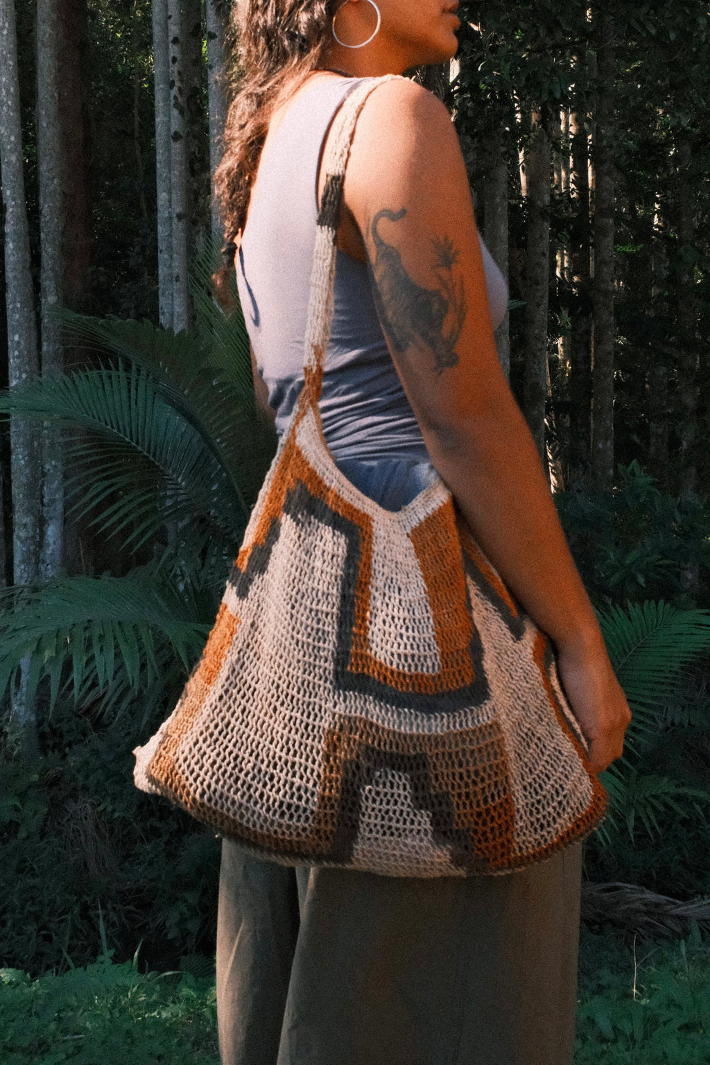 Sepik Krokodile Bilum